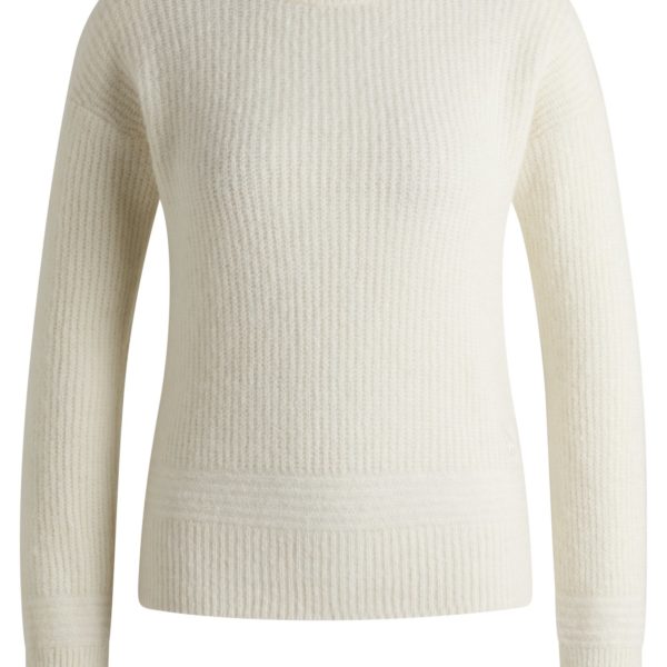 Pull Relaxed avec détails maillons en maille – Hugo Boss
