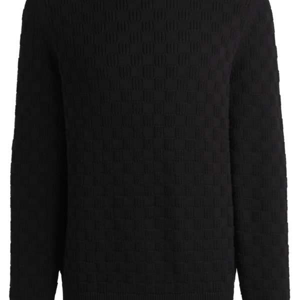 Pull Relaxed en coton à motif jacquard – Hugo Boss