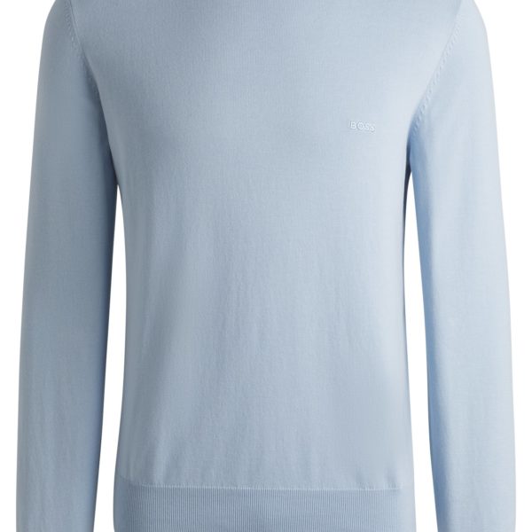 Pull en coton à logo brodé – Hugo Boss