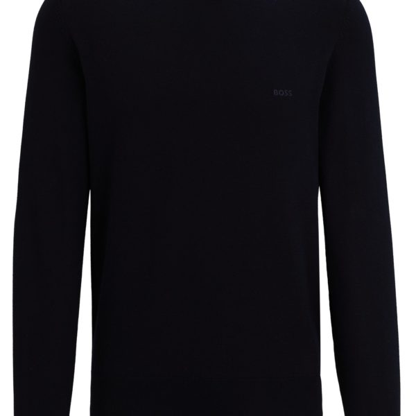 Pull en coton à logo brodé – Hugo Boss