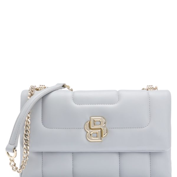 Sac à bandoulière matelassé avec garniture à monogramme Double B – Hugo Boss