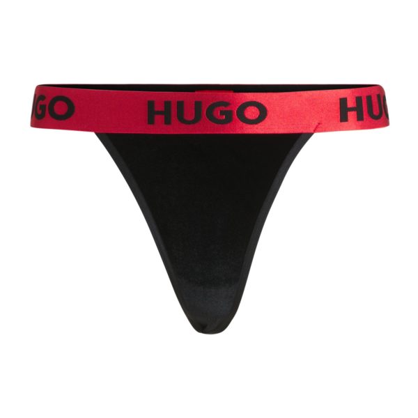 String en velours stretch avec taille logotée – Hugo Boss
