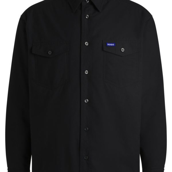 Surchemise matelassée Oversize en coton Oxford – Hugo Boss