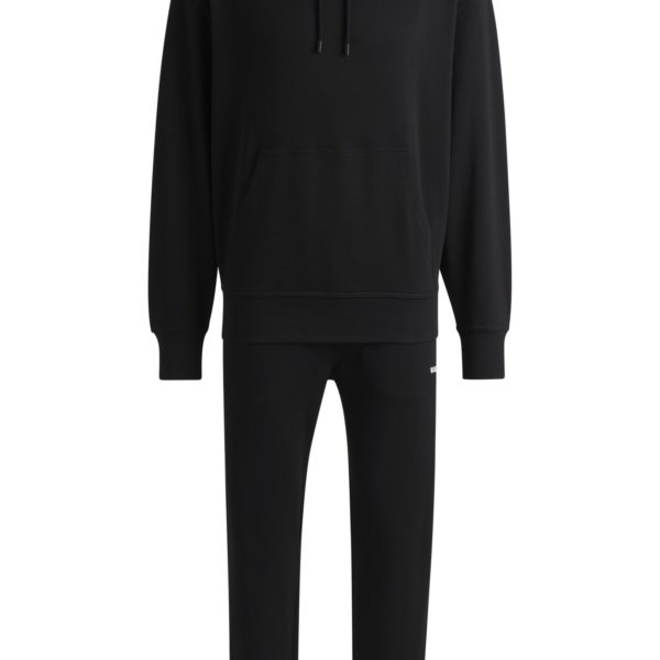 Hugo Boss Ensemble de survêtement en coton interlock avec détails de logo