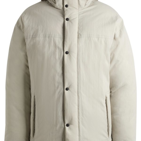 Veste Oversize en tissu doux à capuche amovible – Hugo Boss