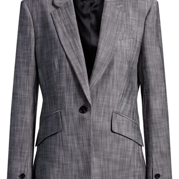 Veste Slim en galuchat chiné – Hugo Boss