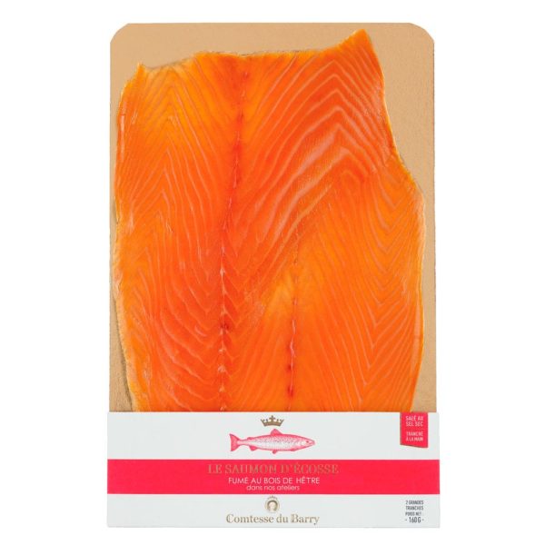Saumon d’Ecosse tranché à la main 160g-Comtesse du Barry