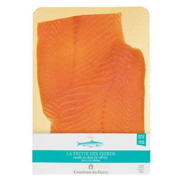 Truite fumée des Fjords 120g-Comtesse du Barry