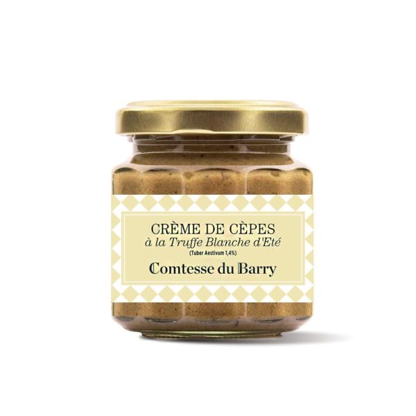 Crème de cèpes à la truffe blanche d’été-Comtesse du Barry