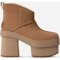 UGG Botte New Heights Platform Mini in Brown, Taille 39, Daim