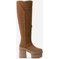 UGG Botte New Heights Platform Xtra in Brown, Taille 37, Daim