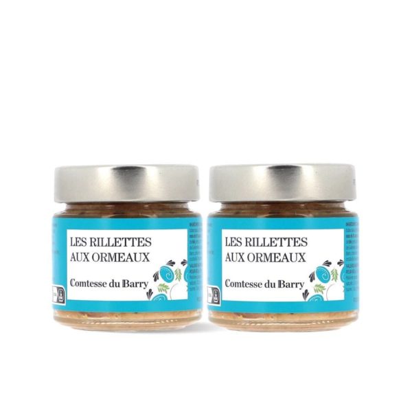 Lot de 2 Rillettes aux ormeaux-Comtesse du Barry