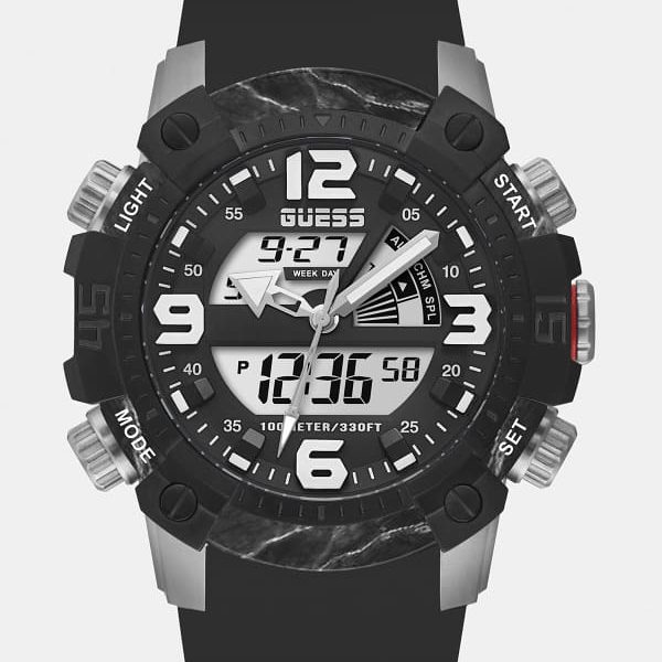 Montre Affichage Digital Silicone – Guess