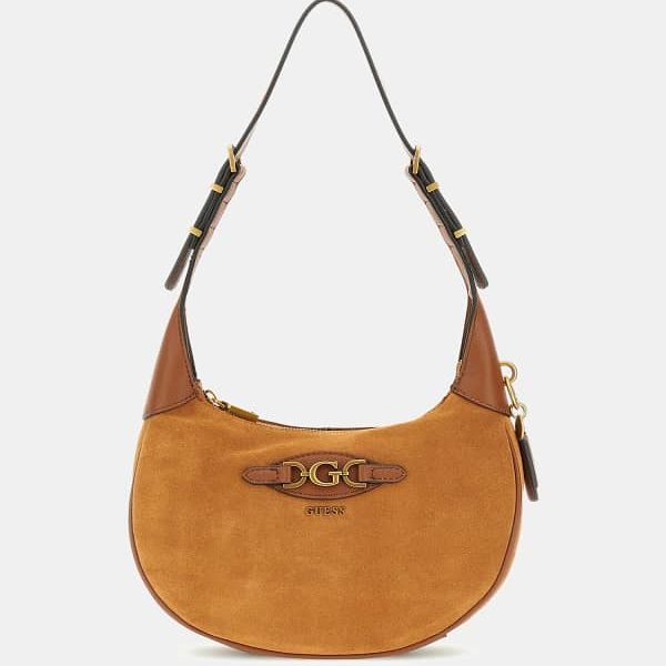 Sac D’épaule Malva Daim – Guess