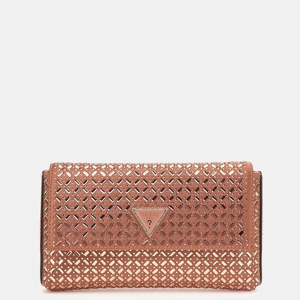 Pochette Zalina Satin Strass – Guess