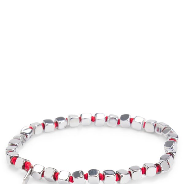 Bracelet élastique avec cubes en acier – Hugo Boss
