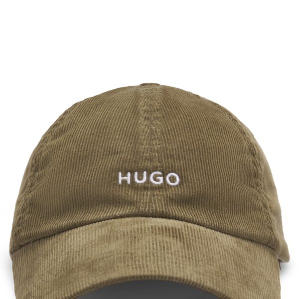 Casquette en velours de coton côtelé à logo brodé – Hugo Boss