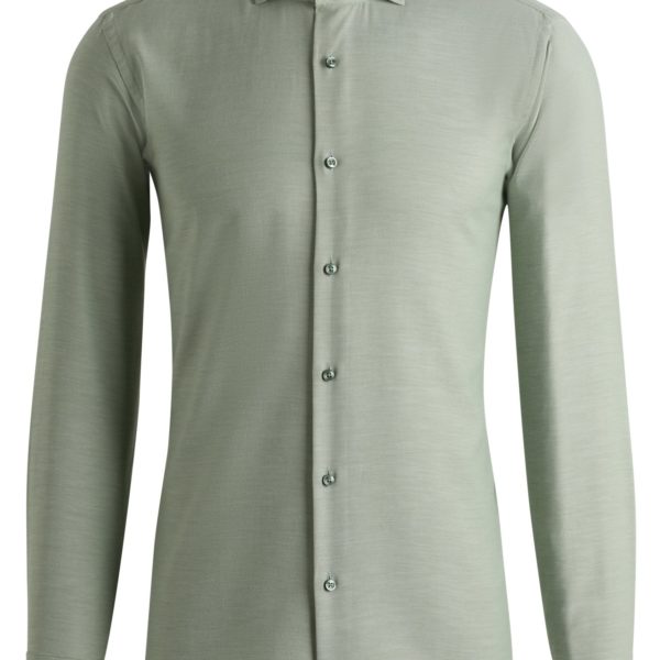 Chemise Regular en twill de coton et cachemire – Hugo Boss