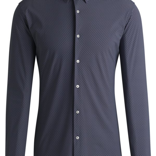 Chemise Slim en jersey stretch performant à imprimé géométrique – Hugo Boss