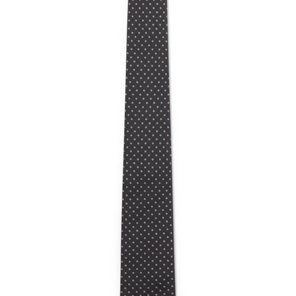 Cravate en soie mélangée à motif jacquard tissé – Hugo Boss