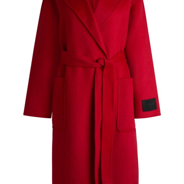 Manteau Oversize avec ceinture à nouer – Hugo Boss