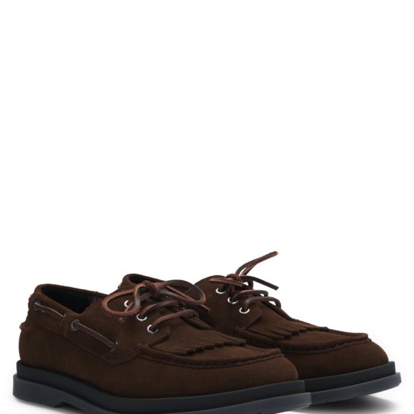 Mocassins en cuir suédé avec franges – Hugo Boss