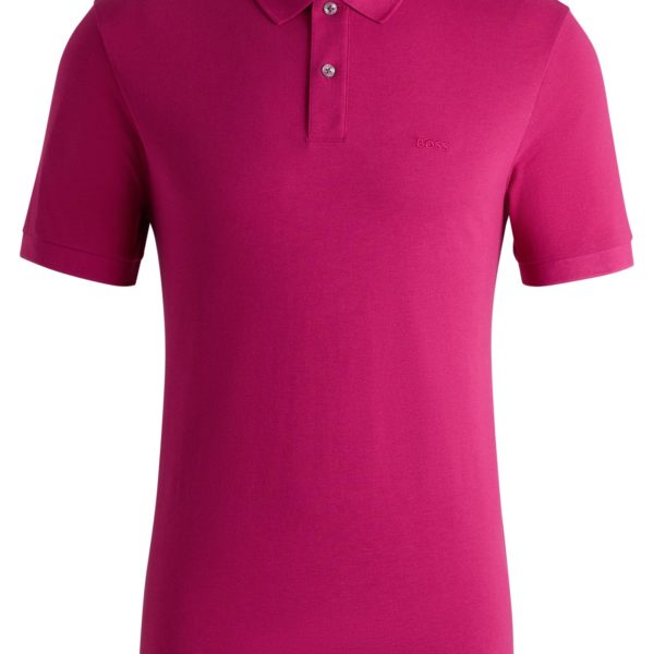 Hugo Boss Polo Pallas en piqué de coton avec détails logotés