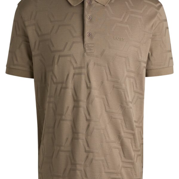 Polo Paddy Relaxed en coton mercerisé matelassé – Hugo Boss