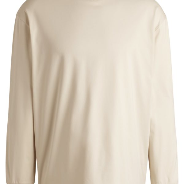 T-shirt Relaxed à manches longues en coton mercerisé – Hugo Boss