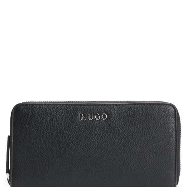 Portefeuille en similicuir au grain embossé – Hugo Boss