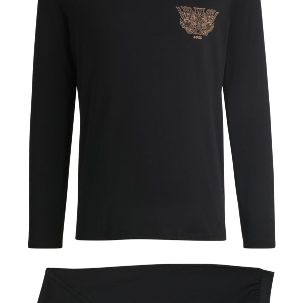 Pyjama BOSS x Creation of the Gods en coton stretch – Hugo Boss