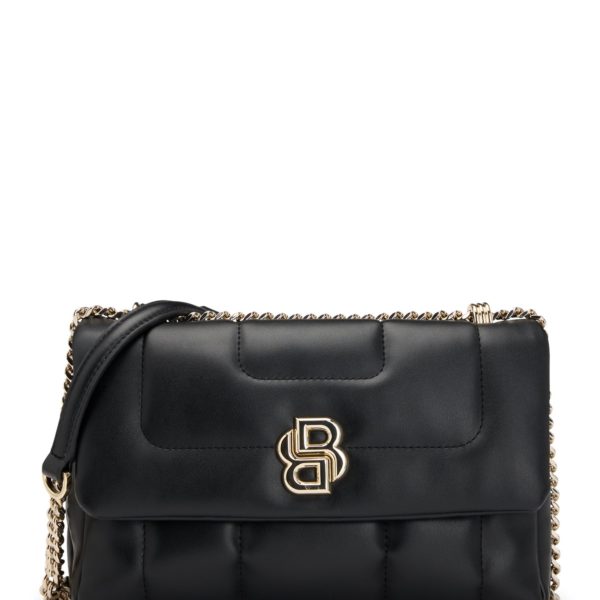 Sac à bandoulière matelassé avec garniture à monogramme Double B – Hugo Boss