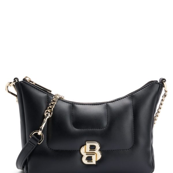 Sac hobo matelassé avec monogramme Double B – Hugo Boss