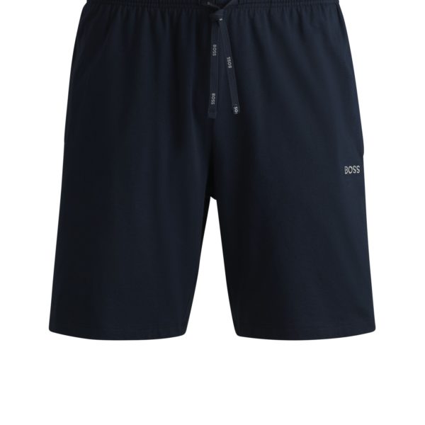 Short en coton stretch à logo brodé – Hugo Boss