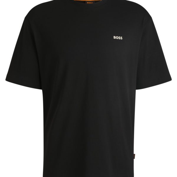 T-shirt Relaxed en coton avec imprimé saisonnier au dos – Hugo Boss