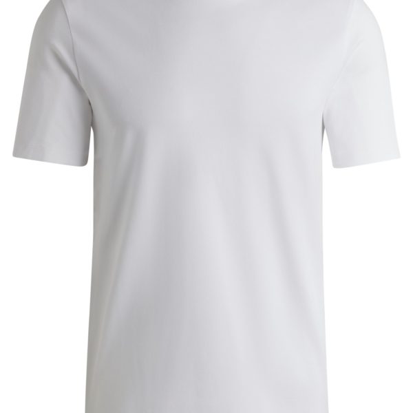 T-shirt Slim en piqué de coton stretch mercerisé – Hugo Boss