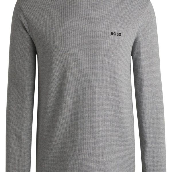 T-shirt de pyjama en coton mélangé avec logo brodé – Hugo Boss