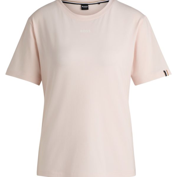 T-shirt de pyjama en jersey de coton stretch à logo imprimé – Hugo Boss
