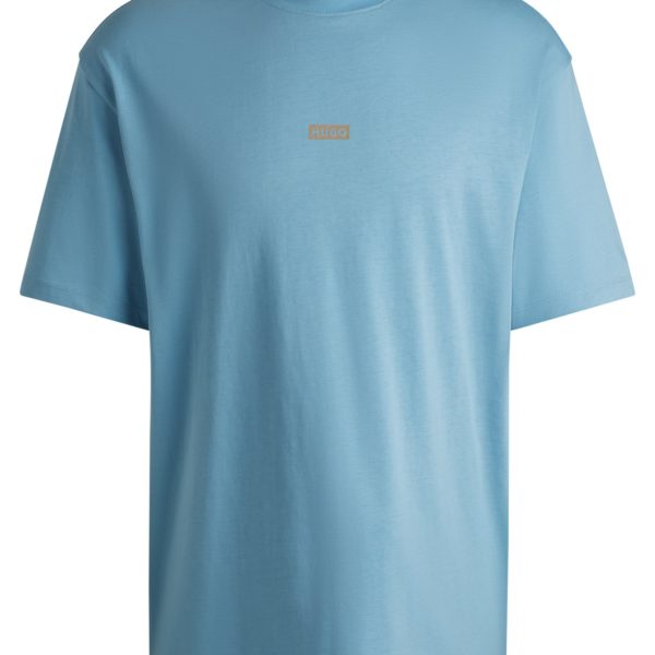 T-shirt en jersey de coton avec logo de la nouvelle saison – Hugo Boss