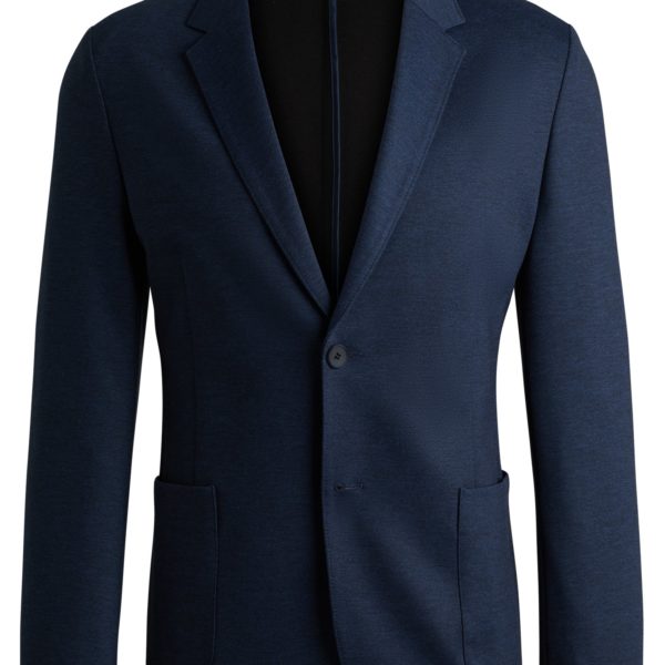 Veste Slim en twill stretch performant chiné – Hugo Boss