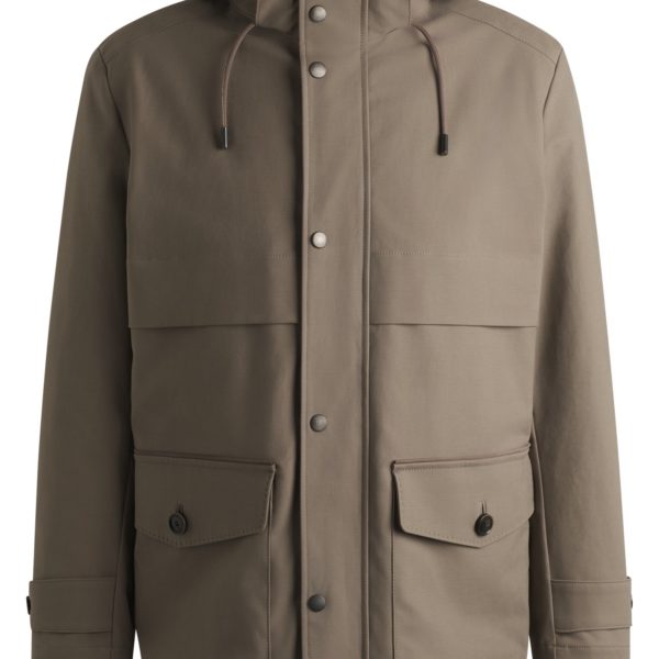 Hugo Boss Veste à capuche en duvet mélangé avec pièce sans manches amovible
