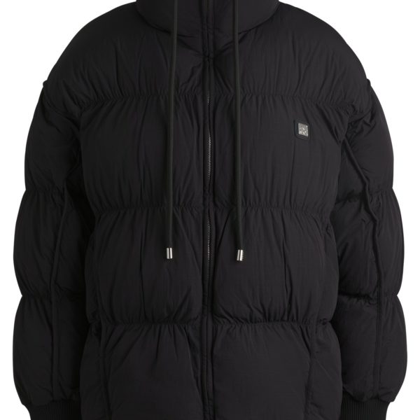 Veste déperlante avec badge à logo revisité – Hugo Boss