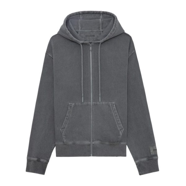 Sweatshirt Sacha Medium Grey - Taille XS - Homme - Zadig & Voltaire