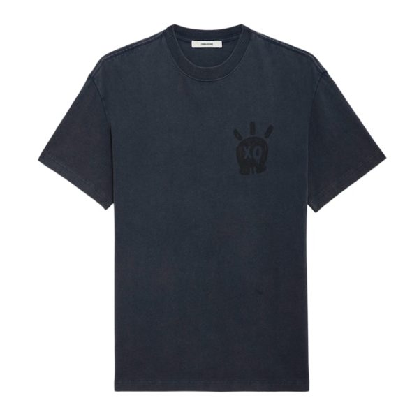 T-shirt Teddy Skull Encre - Taille S - Homme - Zadig & Voltaire
