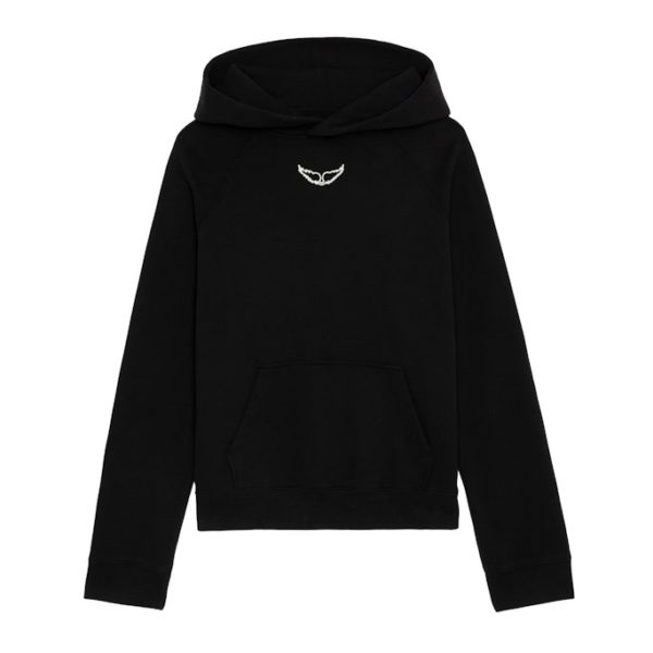 Sweatshirt Georgy Strass Noir – Taille XS – Femme – Zadig & Voltaire