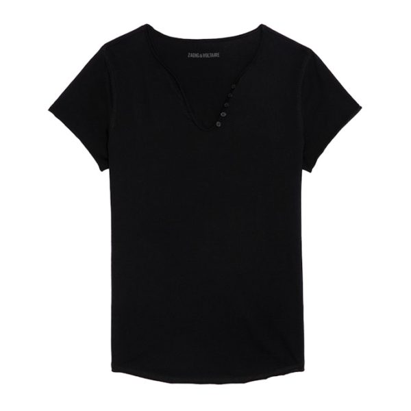 Tunisien Love Yourself Noir – Taille XS – Femme – Zadig & Voltaire
