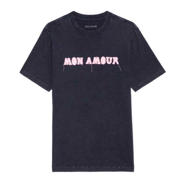 T-shirt Edwin Mon Amour Encre – Taille XS – Femme – Zadig & Voltaire