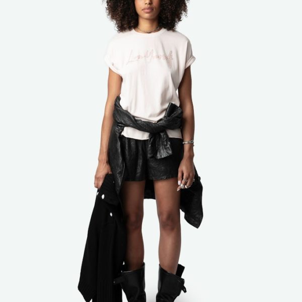 T-shirt Tommer Love Yourself Strass Sweet – Taille S – Femme – Zadig & Voltaire