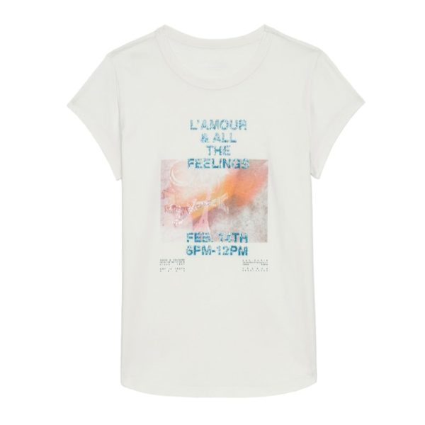 T-shirt Woop Photoprint Flake – Taille XS – Femme – Zadig & Voltaire