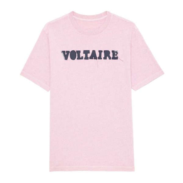 T-shirt Edwin Voltaire Cameo Pink – Taille S – Femme – Zadig & Voltaire